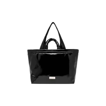 MARNI Patent Leather One Shoulder Handbags Men's Black