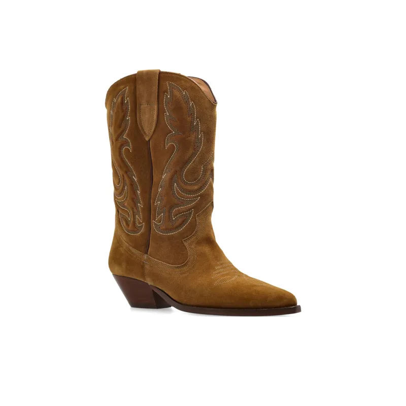 ISABEL MARANT Duerto Ankle Boots Women's Brown-1