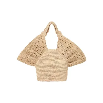 Zimmermann Raffia Bucket Bags Handbags Women's Beige