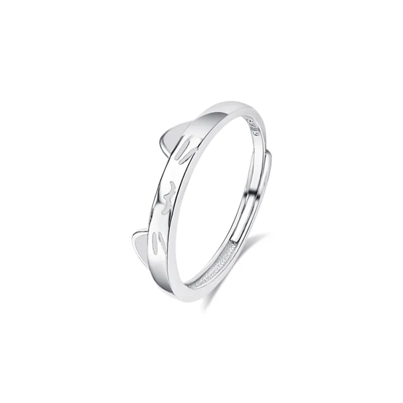 Fortune Gold Customizable Lettering Box Ring Unisex-7