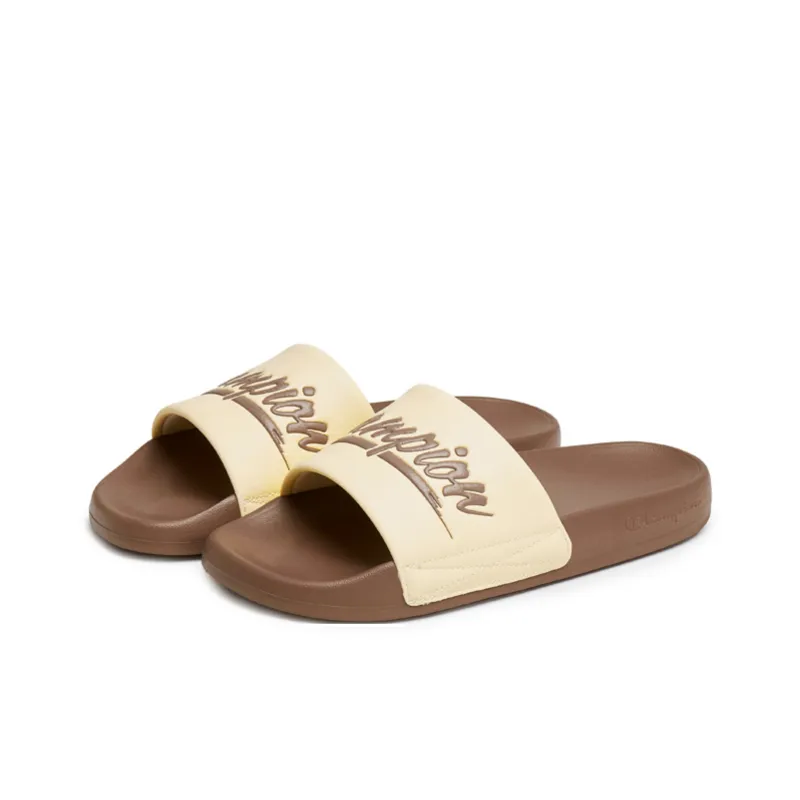 Champion Slide Slippers Unisex Washable Amber/Cocoa Mocha-2