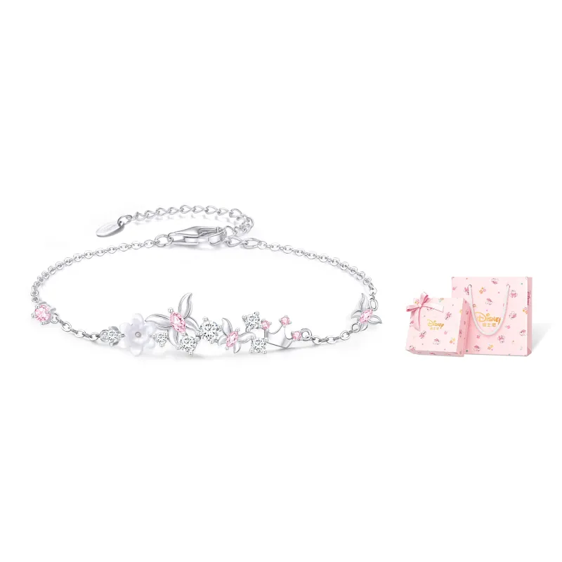 Disney Princess 925 Sterling Silver Bracelets Women's Silver-5