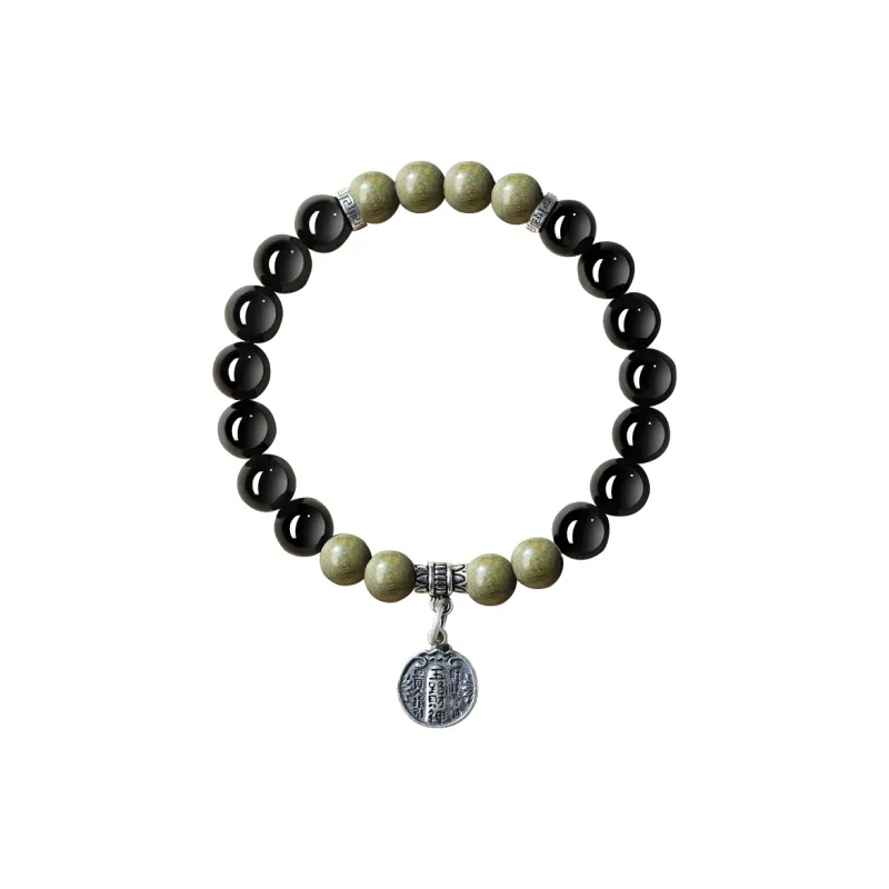 Yi Mingju Obsidian Bracelets Unisex-6