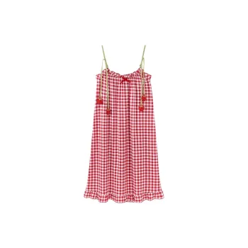 Xiang Ning Pai Nightgown Women's Red