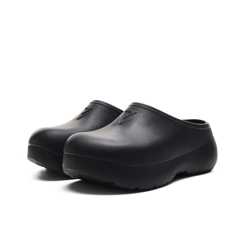 PEAK Taichi Chef Shoes Wrap toe Slippers Men's All Black-2