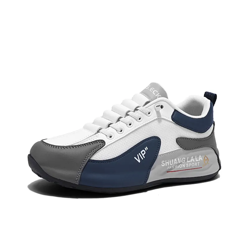 Boogie Bear Casual Shoes Men Low Top White Gray/Black Gray/Black Orange-1