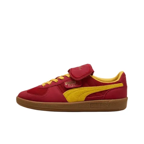 HARRY POTTER x PUMA Palermo Anti Slip Wear Resistant Low Top Skateboard Shoes Men's Deep Red