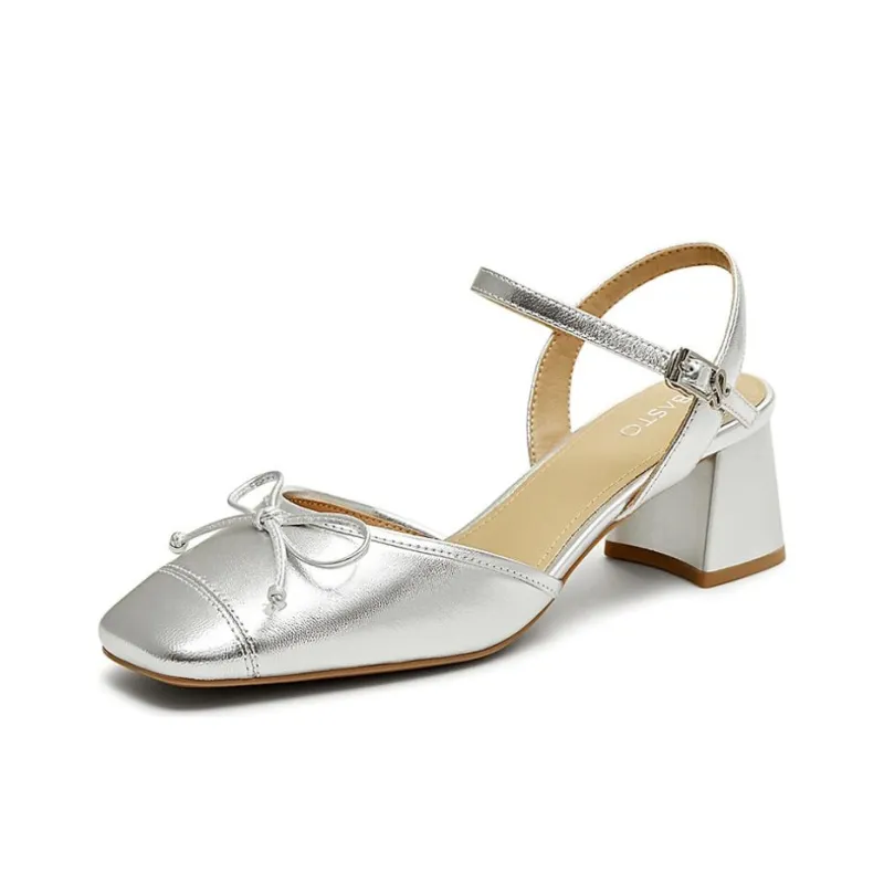 BASTO Chunky Heel High Heels Women's-1