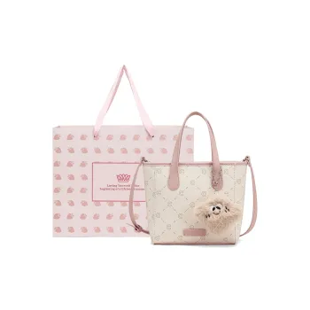 CORALDAISY Synthetic Leather Shoulder Bag Crossbody Bag Handbag Tote Shopping Bag Regular Women's Heartbeat Pink