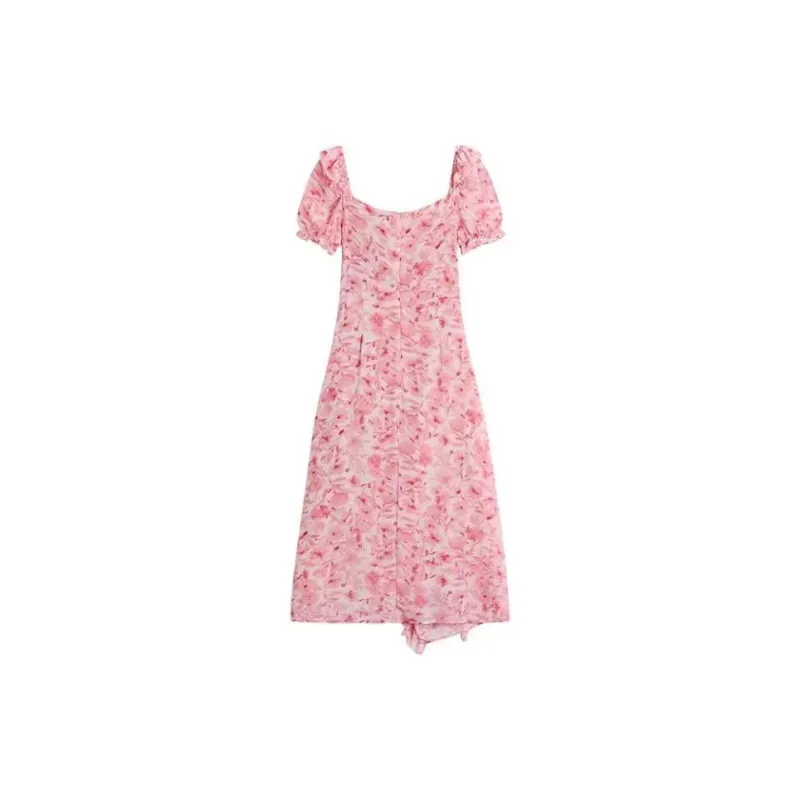 Lookinto Short Sleeved Dresses Women's Image Color-1