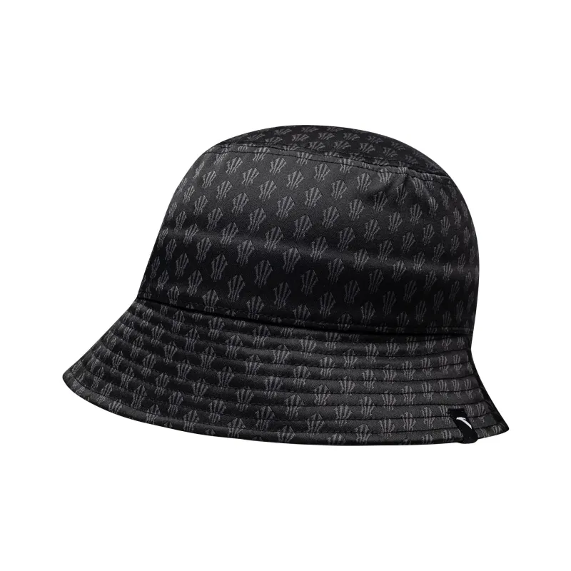 Anta Flyknit Jacquard Fabric Bucket Hats Unisex Basic Black-2