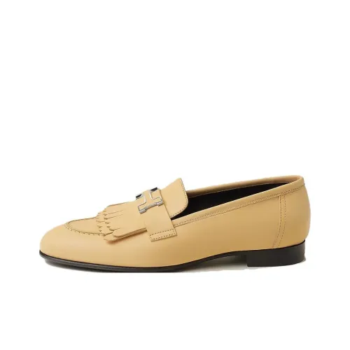 HERMES Loafers Women's Yellow
