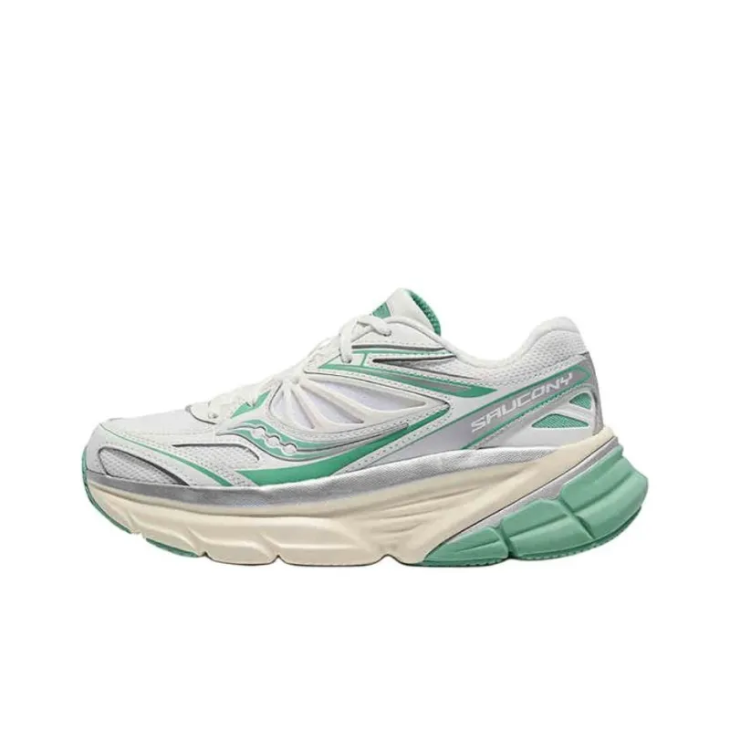 Saucony GUARD Anti Slip Wear Resistant Low Top Running Shoes Unisex Green-0