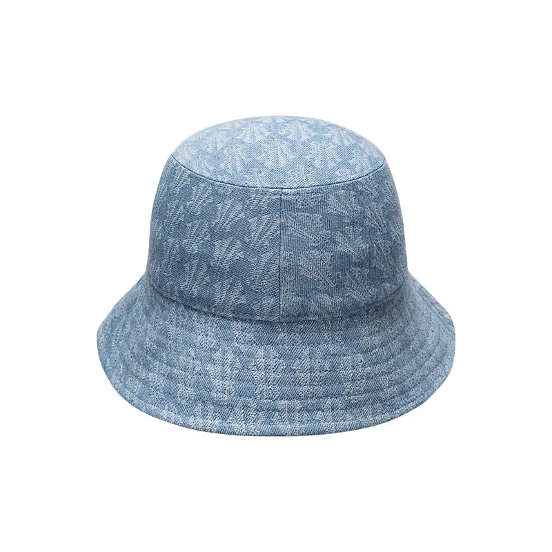 Anta Denim Jacquard Fabric Bucket Hats Unisex Denim Blue-1