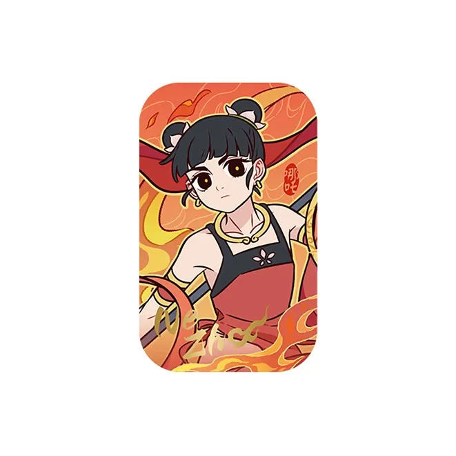 Inhuman Fei Ren Zai Ne Zha Divine Guardian Collection Ne Zha Tinplate Badges-0