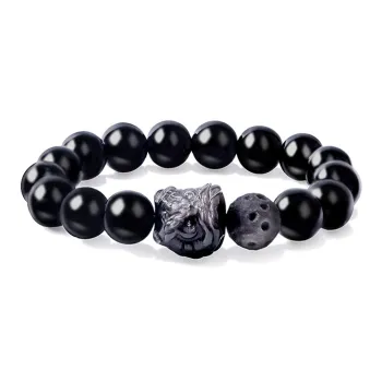 MEOBURLIY Obsidian Bracelets Unisex