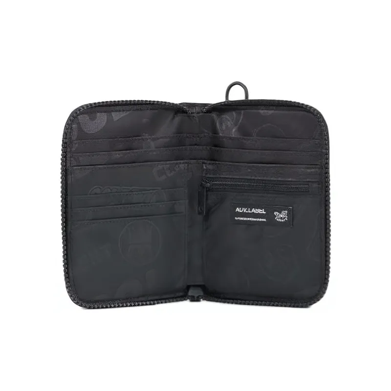 PORTER Philip Colbert Collaboration Nylon Fabric Passport Holder Regular Unisex Black-4
