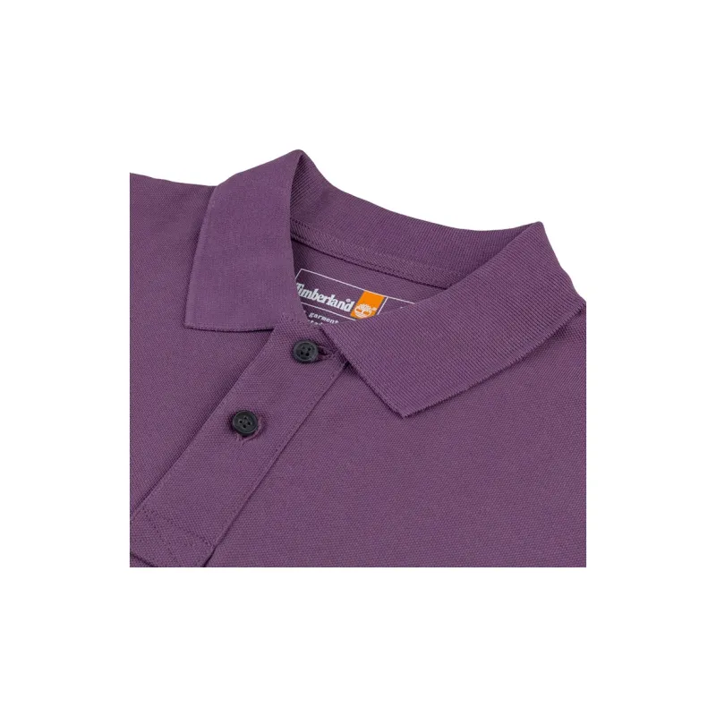 Timberland Polo Shirt Men's Vintage Violet-3
