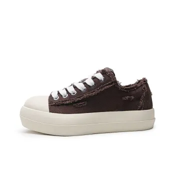 ESTEE GEEA Low Top Casual Shoes Unisex Brown