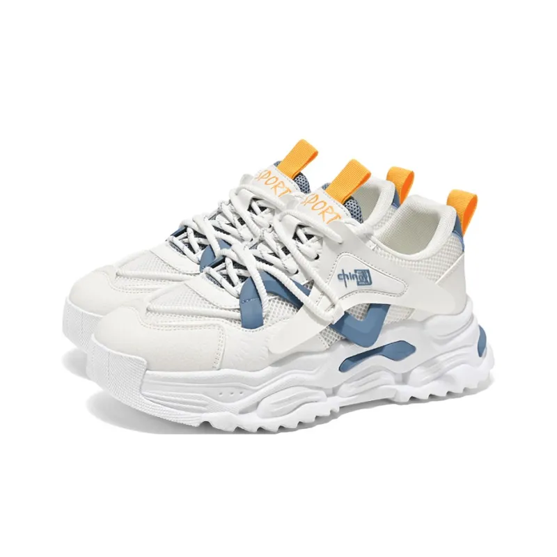 HACKBUTEER Low Top Chunky Sneakers Men's Box Included-3