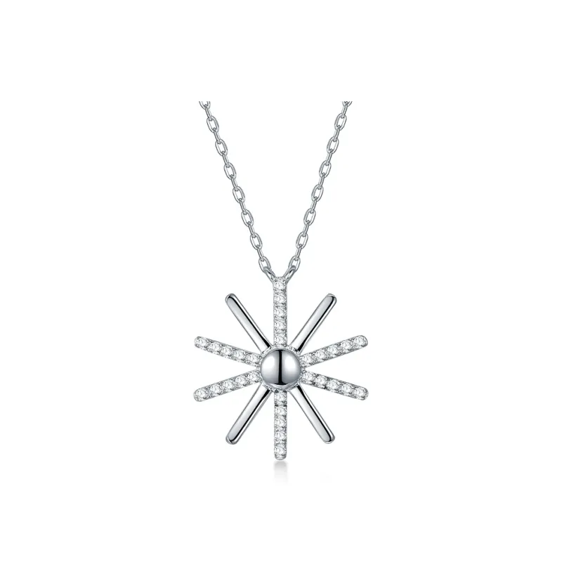 CENTURY&KINDLE S925 Silver Necklaces Women's-0