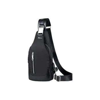 Mulinsen Polyester Sling Bag Regular Unisex Black/Light Gray