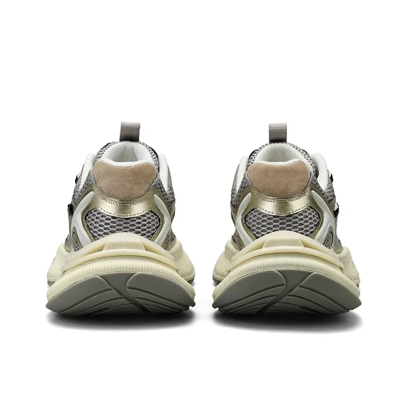 PONGFINITY Abrasion Resistant Low Top Chunky Sneakers Unisex Champagne-5