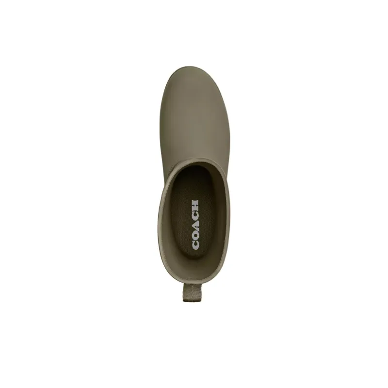 COACH Ryder Rain Boots Women's Green-3