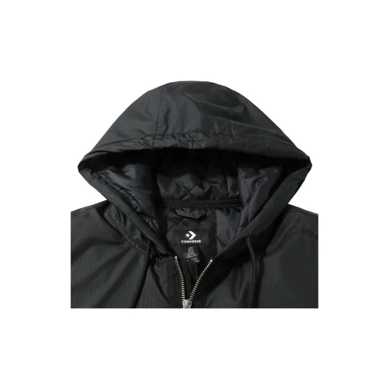Converse Puffer Jacket Men's Black-3