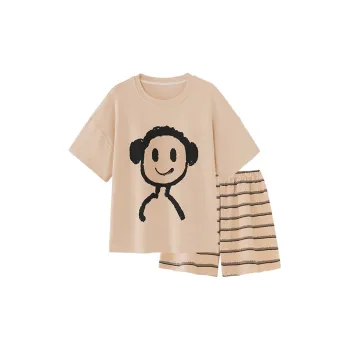 GOSO Pajama Set Women's Tea Brown