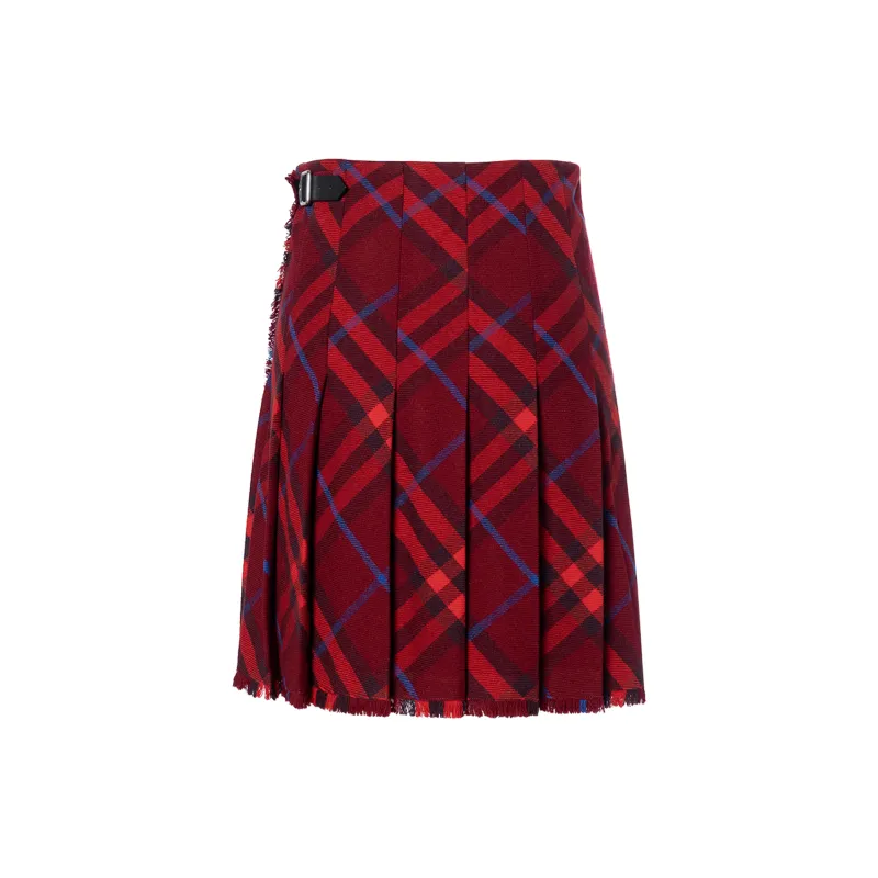 Burberry Casual Long Skirts Women's Crimson-1