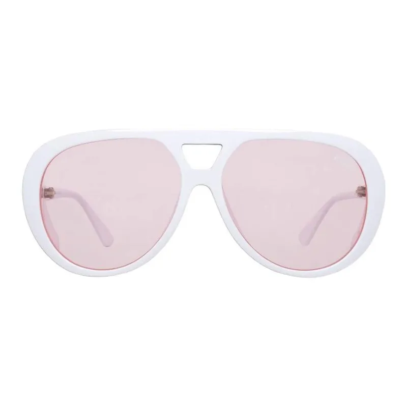 Victoria's Secret Plastic Aviator Sunglasses Women's White-1