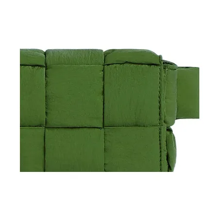 Bottega Veneta CASSETTE Fabric Sling Bag, Fanny Pack Mini Men's Avocado-4