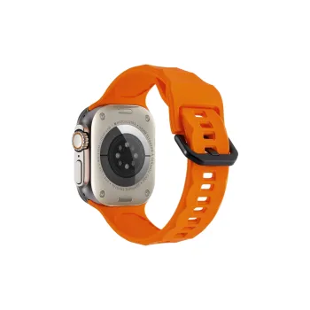 MUZHITIANKONG Apple Compatibility Watch Band 21CM Silicone Material