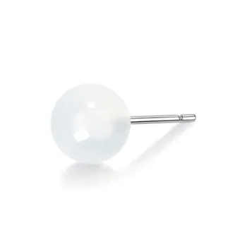 GUDS GAVE Crystal Jade Stud Earrings Unisex