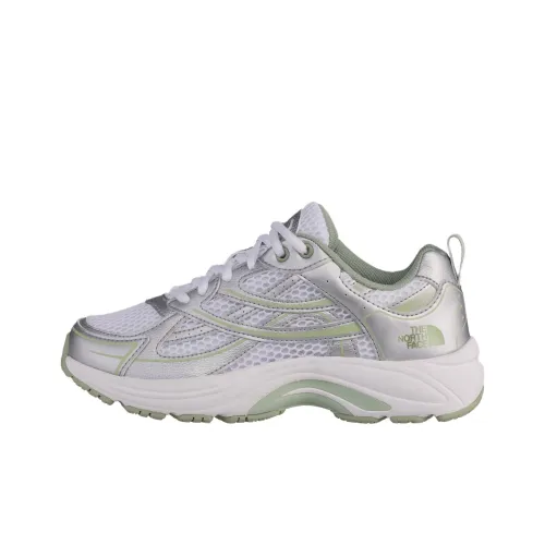 THE NORTH FACE Anti Slip Wear Resistant Low Top Casual Shoes Unisex White Green