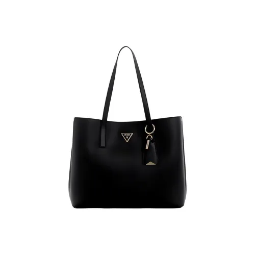 GUESS Artificial Leather One Shoulder Handbags Regular Women's Black