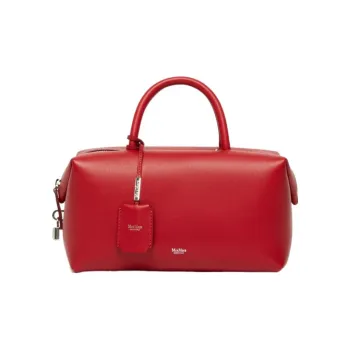 MaxMara Cow Leather Shoulder Bag, Crossbody Bag, Handbag Medium Size Women's Red