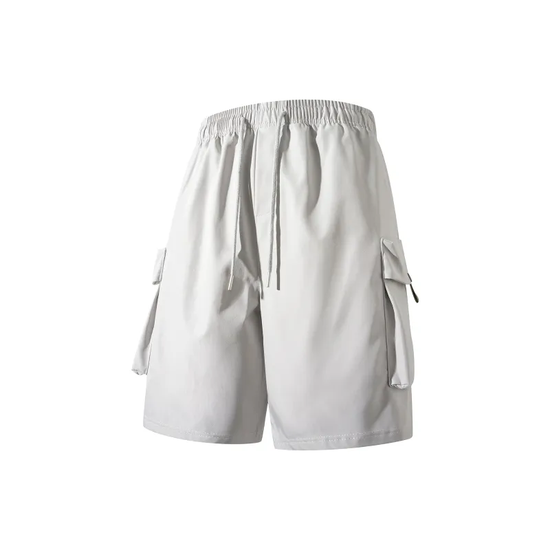 Genderless Trendy Brand 'Casual And Cool' Five Button Cargo Shorts Unisex-0