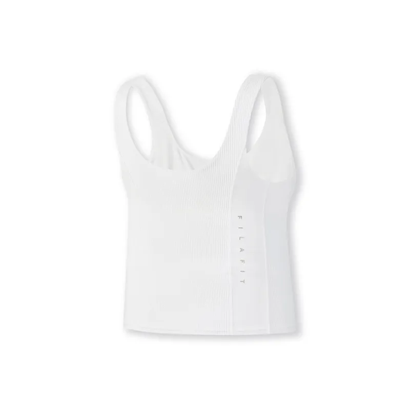 FILA Fitness Tank Tops Women's Jade White-2