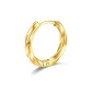 Mobius Gold Hoop Earring-Single
