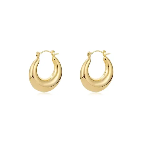 Rhymes Gold Plated Copper Earrings Women's