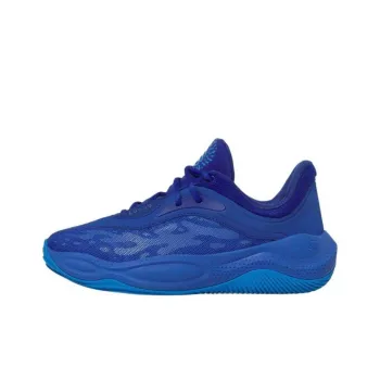 Under Armour Curry Splash Anti Slip Wear Resistant Low Top Basketball Shoes Unisex Blue