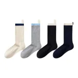White+Gray+Black+Navy Blue[4 Pack]