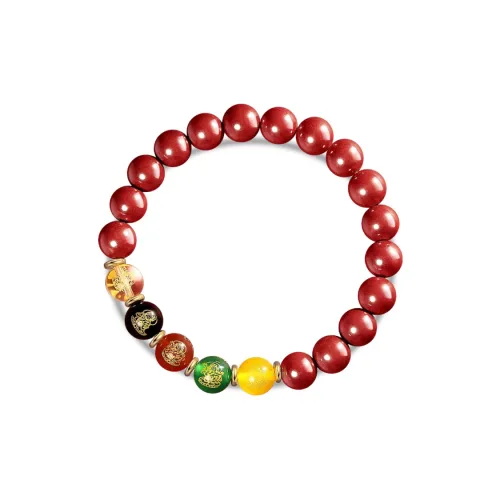 Kim Ka Fook Cinnabar Bracelets Unisex