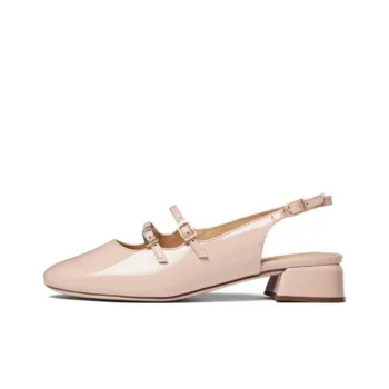 Clarks Daisy Collection Chunky Heel High Heels 6.5cm Women's Pink