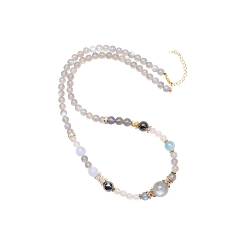EADDA JEWELRY Agate Necklaces Unisex-12