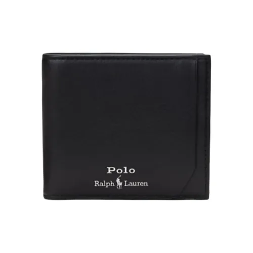 Polo Ralph Lauren Leather Wallet Men's Black