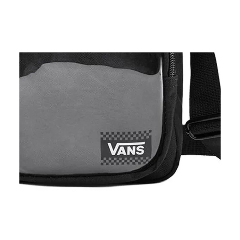 Vans Nylon Fabric Shoulder Bag, Crossbody Bag Mini Unisex Black-2