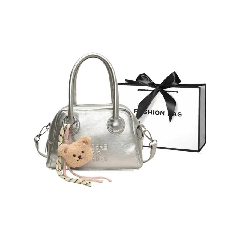 LETOO PU Crossbody Bag Regular Women's Ecru/Pink/Black/Silver-9